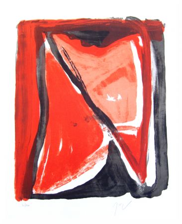 Litografía Van Velde - Fenêtre