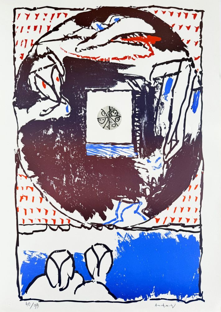 Litografía Alechinsky -  Fenêtres