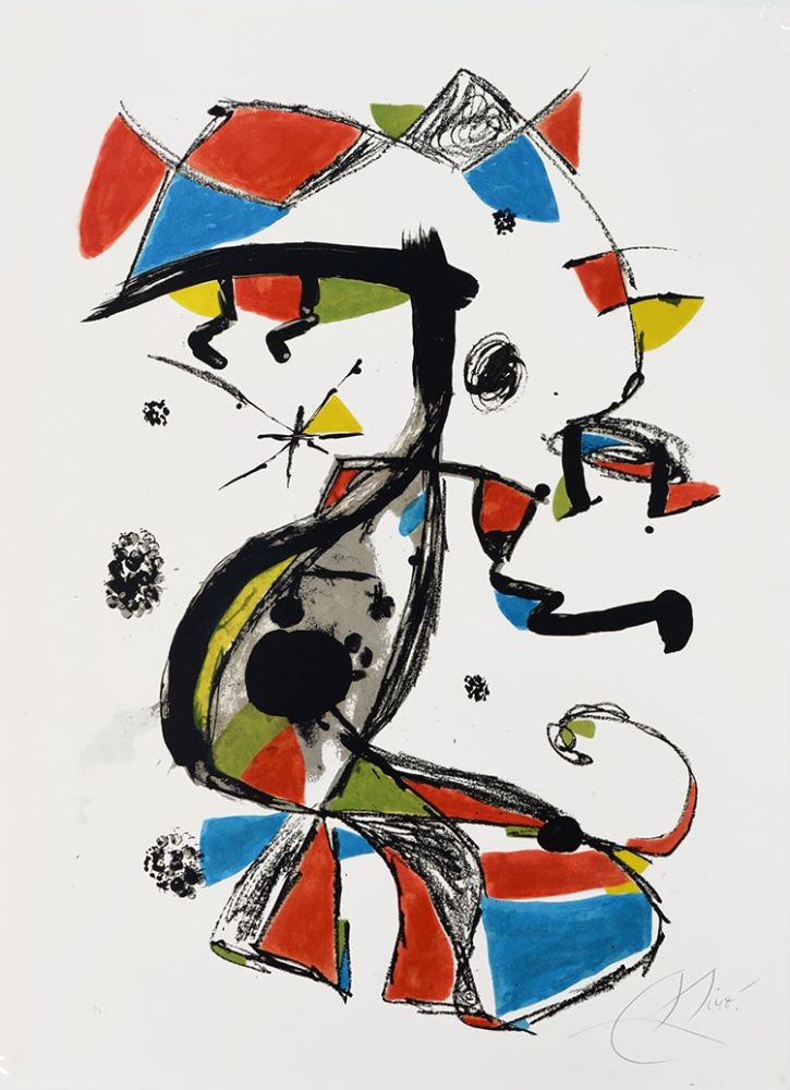 Litografía Miró - Festa Major