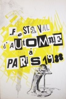Serigrafía Polke - Festival d'automne à Paris 1988