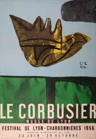Litografía Le Corbusier - Festival de Lyon - Charbonnières, Musée de Lyon
