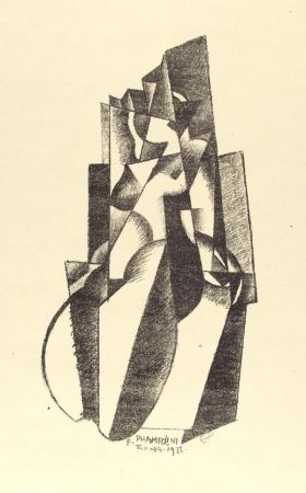 Litografía Prampolini - Figur in Bewegung 