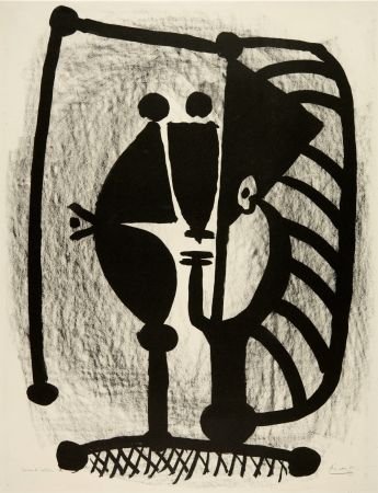 Litografía Picasso - Figure