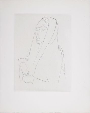 Grabado Derain - Figure, 1947
