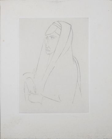 Litografía Derain - Figure, 1947