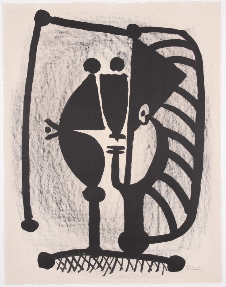 Litografía Picasso - Figure, 1948
