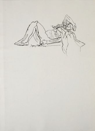 Grabado Villon - Figure, 1962