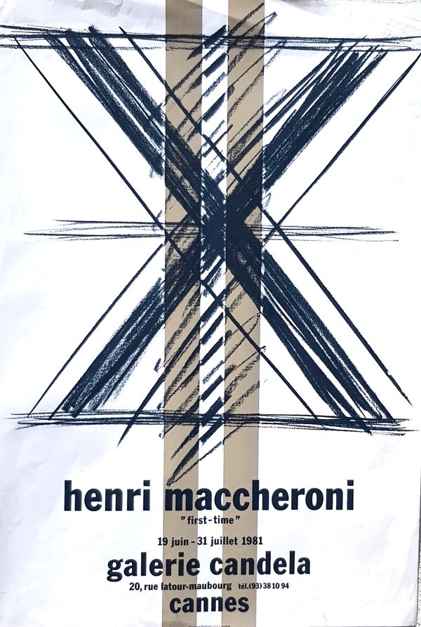 Litografía Maccheroni - First Time  Galerie Candela Cannes