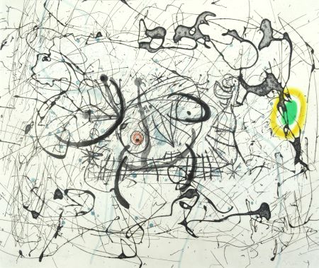 Grabado Miró - Fissure 1