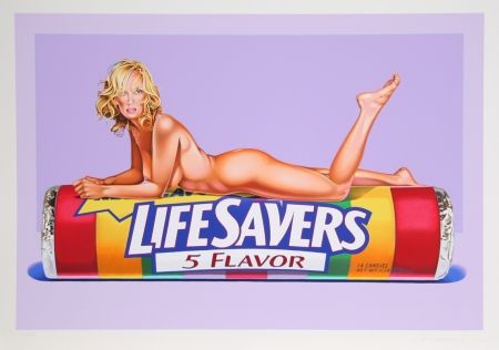 Litografía Ramos - Five Flavor Funny (Uma Thurman)