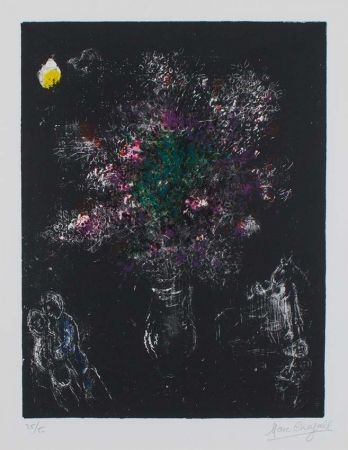 Litografía Chagall - Fleur Des Champs (Flowers of The Fields), 1980