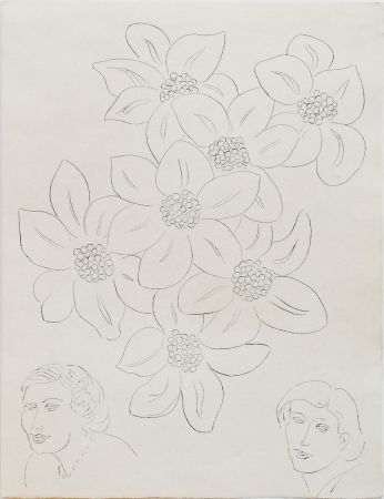 Aguafuerte Matisse - Fleurs