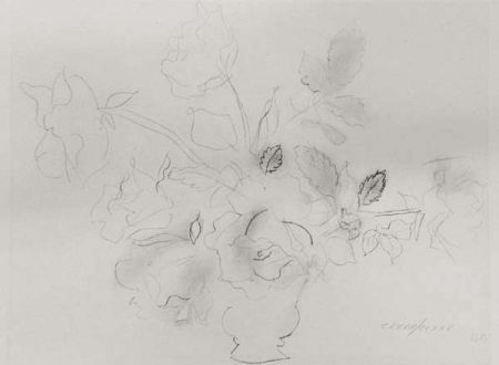 Litografía Dufy - « Fleurs II »