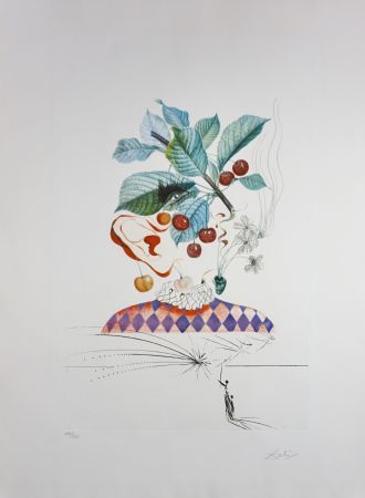 Grabado Dali - FlorDali/Les Fruits Cherries