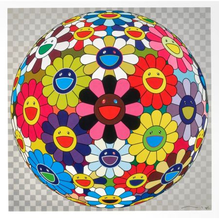 Litografía Murakami - Flower Ball (Kindergarten Days)