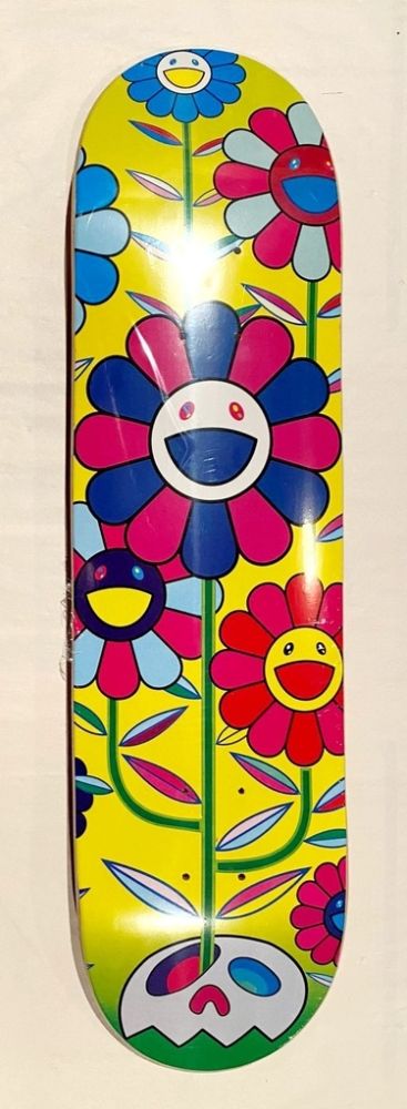 Serigrafía Murakami - Flower Cluster Skate Deck