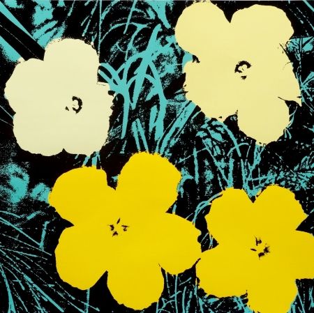 Serigrafía Warhol - Flowers