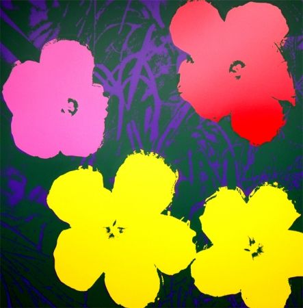 Serigrafía Warhol (After) - Flowers 11.65