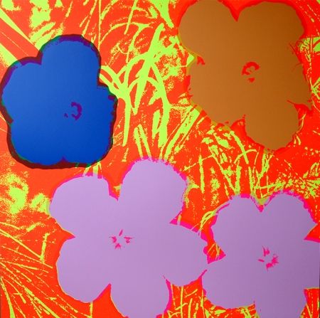 Serigrafía Warhol (After) - Flowers 11.69