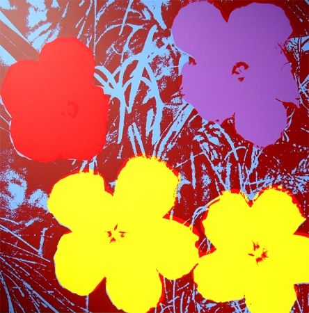Serigrafía Warhol (After) - Flowers 11.71