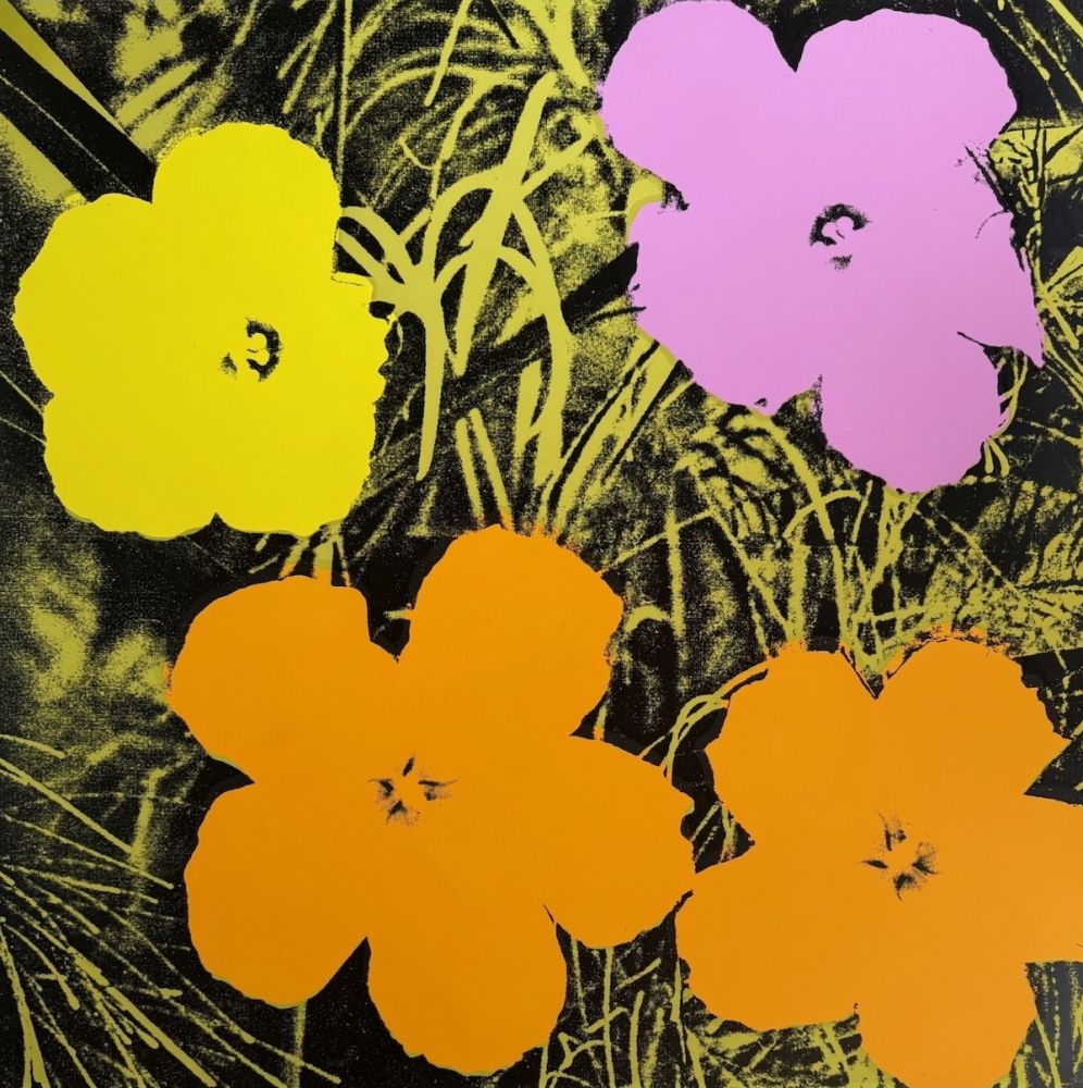 Serigrafía Warhol - Flowers #67