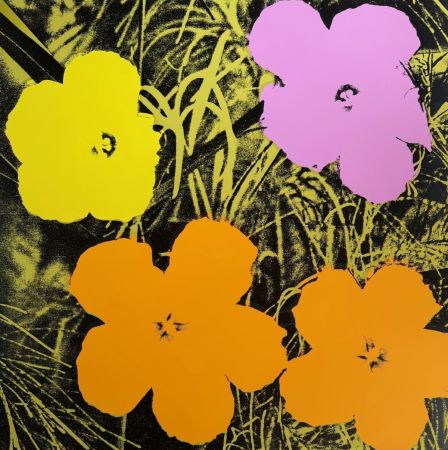 Serigrafía Warhol - Flowers #67