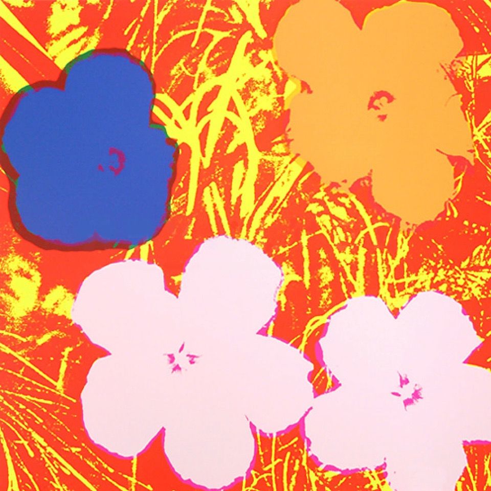 Serigrafía Warhol - Flowers 69