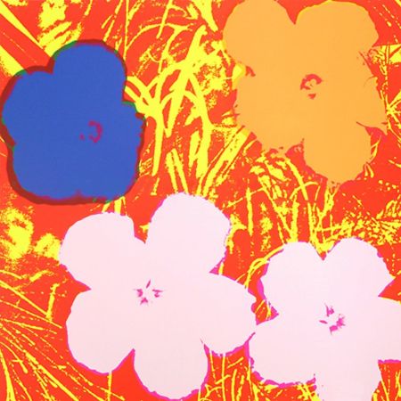 Serigrafía Warhol - Flowers 69