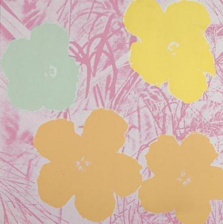 Serigrafía Warhol - Flowers 70