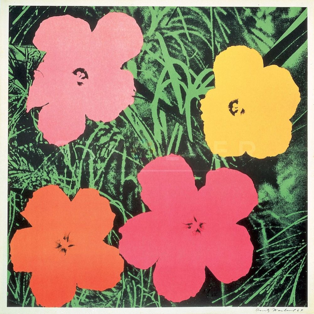Serigrafía Warhol - Flowers (FS II.6)