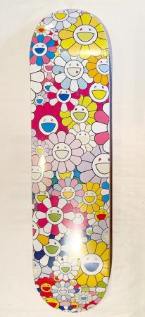 Serigrafía Murakami - Flowers Skate Deck