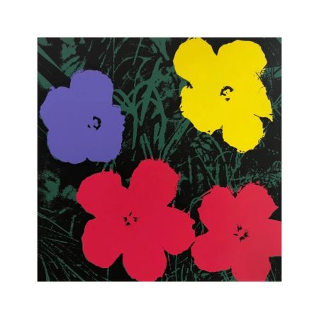 Serigrafía Warhol - Flowers X 