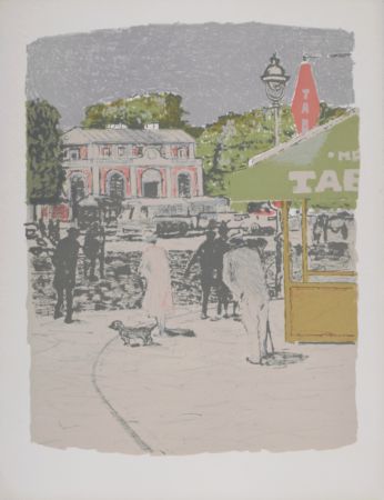 Litografía Brianchon - Flâneries, 1962