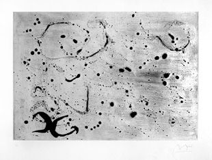 Grabado Miró - Fond marin