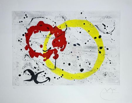 Aguafuerte Y Aguatinta Miró - FOND MARIN