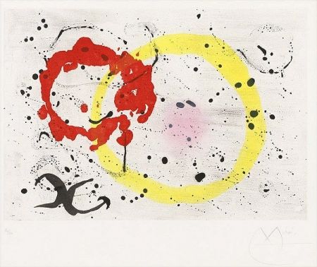Aguatinta Miró - Fond Marin II (Seabed II), 1963