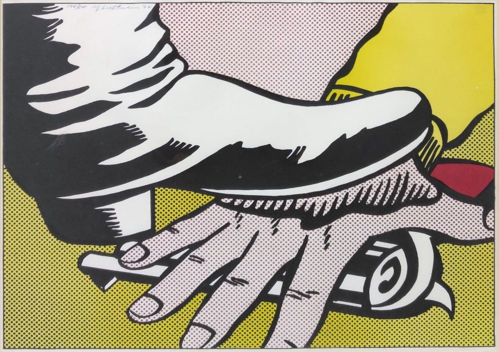 Litografía Lichtenstein - FOOT AND HAND