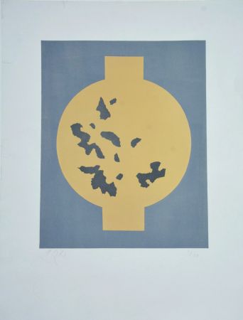 Litografía Arp - Formes symétriques aux flocons du hasard 