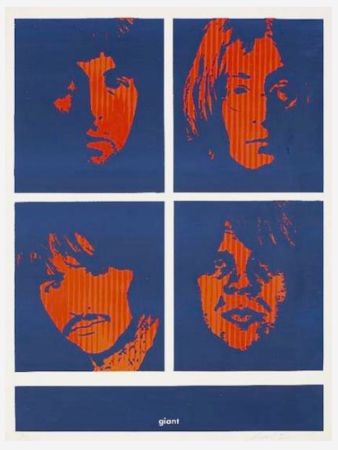 Serigrafía Fairey - Four Giant Beatles