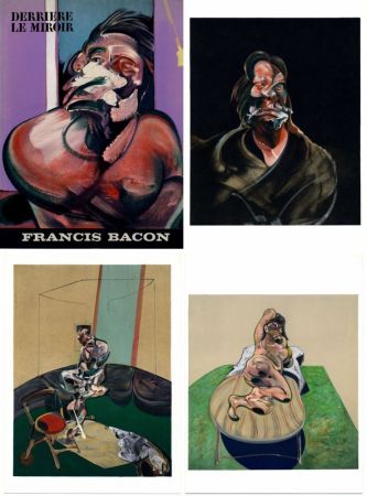 Libro Ilustrado Bacon - FRANCIS BACON : Derrière le Miroir n° 162. 5 LITHOGRAPHIES EN COULEURS (1966)
