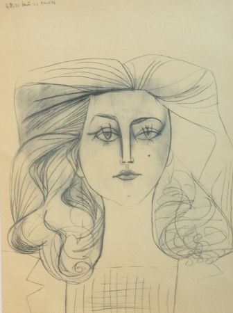 Litografía Picasso - Francoise Gilot