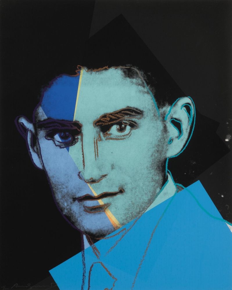 Serigrafía Warhol - Franz Kafka