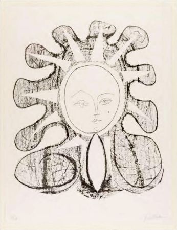 Litografía Picasso - Françoise en soleil