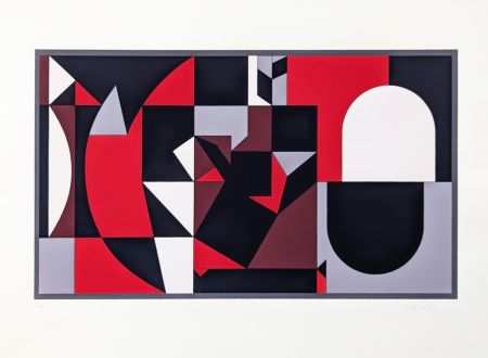 Serigrafía Vasarely - Fresko-2 