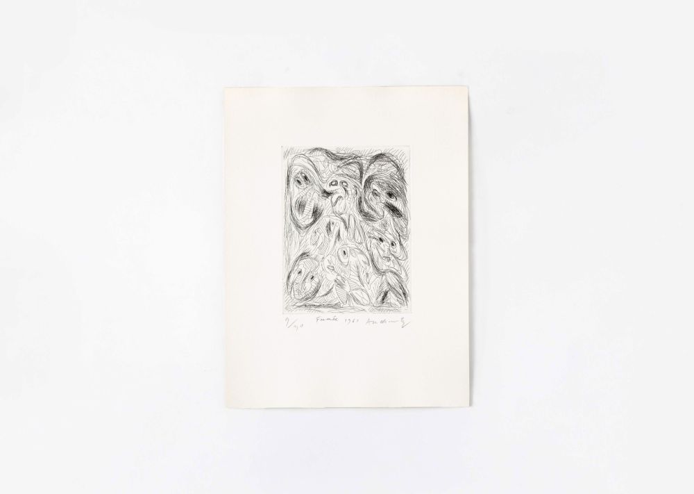 Grabado Alechinsky - Fumées