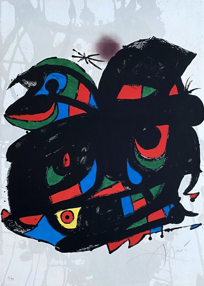 Litografía Miró - Fundacion Barcelona