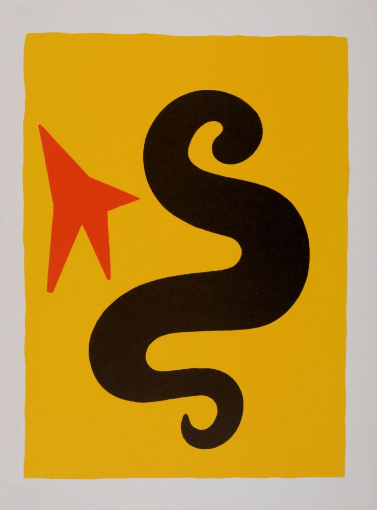 Litografía Calder - Fêtes III, 1971