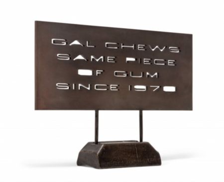 Múltiple Ruscha - Gal Chews Same Piece of Gum