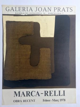 Cartel Marca Relli - Galeria Joan Prats