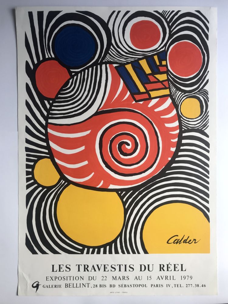 Cartel Calder - Galerie Bellint / les travestis du réel